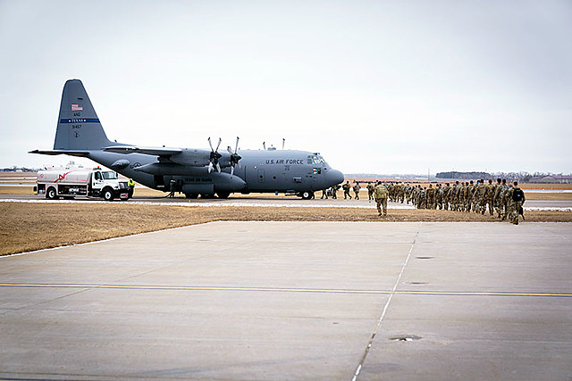 North Dakota National Guard Off To Washington (PHOTOS)